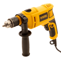 Дрель электрическая ударная  750Вт 13мм ЗВП кейс ID-750 Denzel(9)
