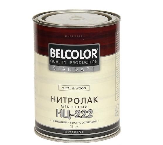 Лак мебельный НЦ-222 0,7кг глянцевый Belcolor
