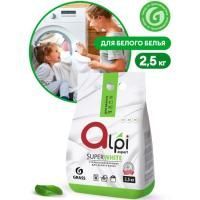 Порошок стиральный для белого белья 2.5кг Alpi Grass