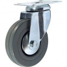 Колесо аппаратное  50мм SCG25 поворотное серая резина