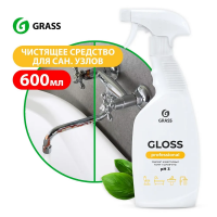 Средство д/сантехники Gloss  600мл спрей professional  Grass