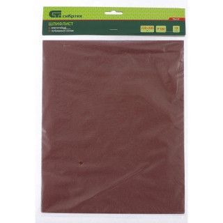 Шлифлист бумага влагостойкий Р 240 230х280мм 1шт Сибртех