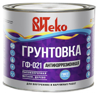 Грунт ГФ-021 красно-коричневый 1,8кг Витеко