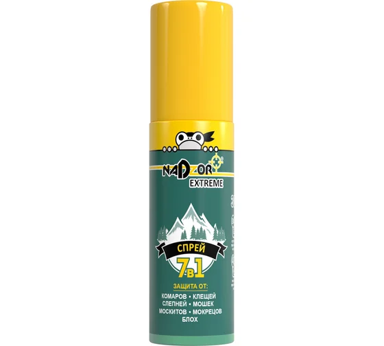 Спрей от насекомых 7в1 Extreme  90мл Nadzor---