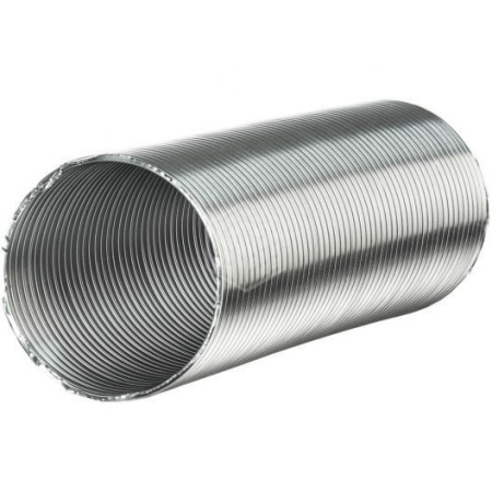 Воздуховод вентиляционный алюминиевый 120мм 1-3м Анкор