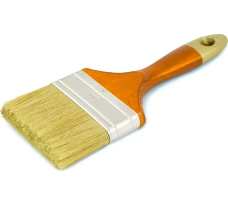 Кисть плоская100х 9мм деревянная ручка смешанный ворс Color Expert