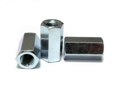 Гайка соединительная оцинкованная  6х25