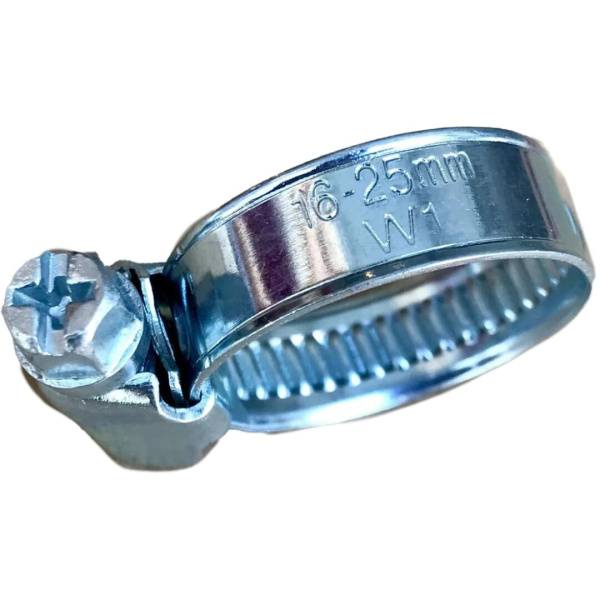 Хомут червячный  16-25мм оцинк ЮмКом