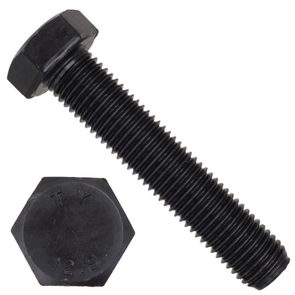 Болт 24х110 черный DIN931