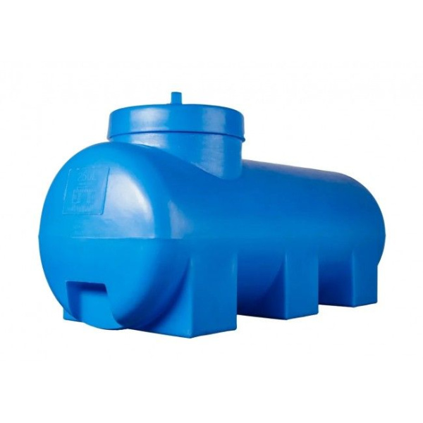 Емкость  250л горизонтальная синяя Байдар Пласт