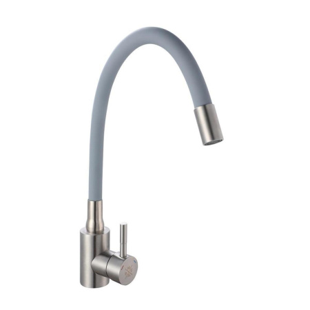 Смеситель кухня SUS124GY-016F Д35 серый РМС(91)
