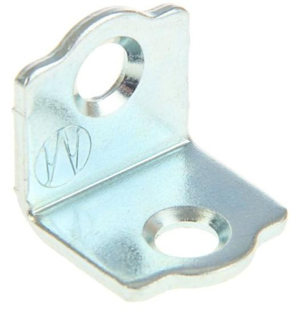 Угольник кронштейн МК 18х18х1,8 цинк