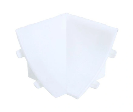 Плинтус для столешницы угол внутренний белый Идеал---